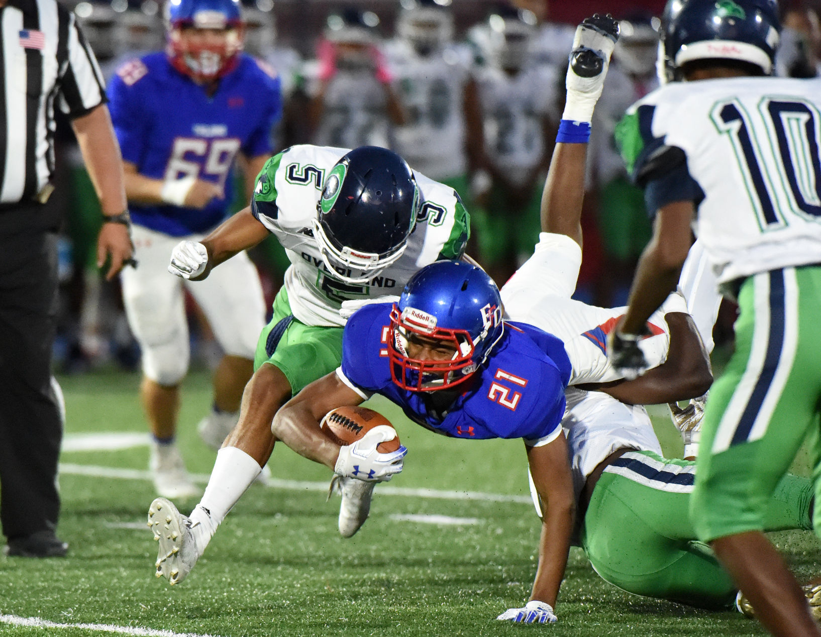 PHOTOS: Fountain-Fort Carson Trojans (21) Overland Trailblazers (29)